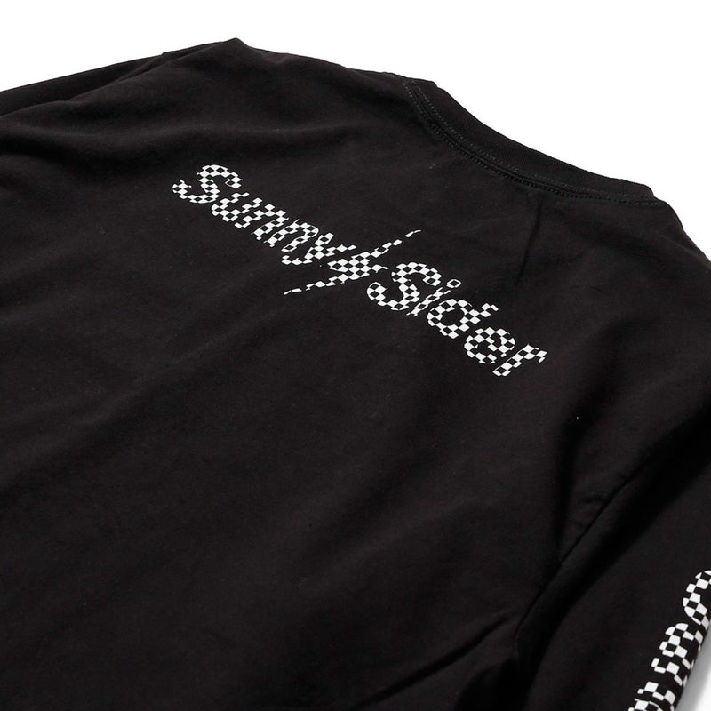 2025 S/S long sleeve Tshirt Checker Black