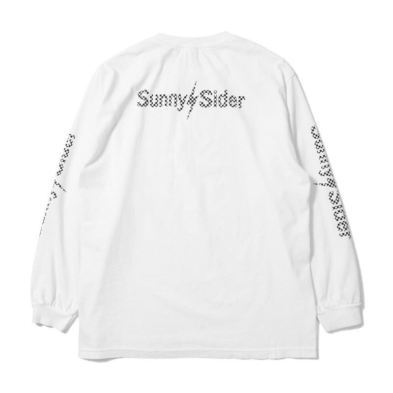 2025 S/S long sleeve Tshirt Checker White