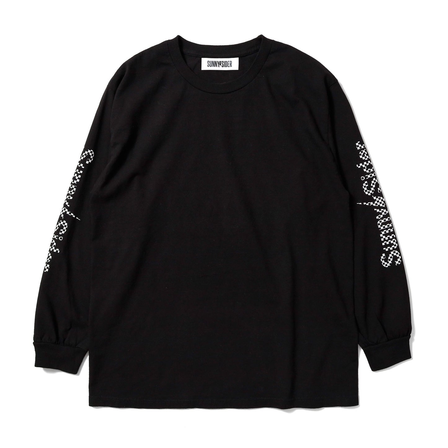 2025 AW / SunnyChecker LongsleeveTshirt  Black