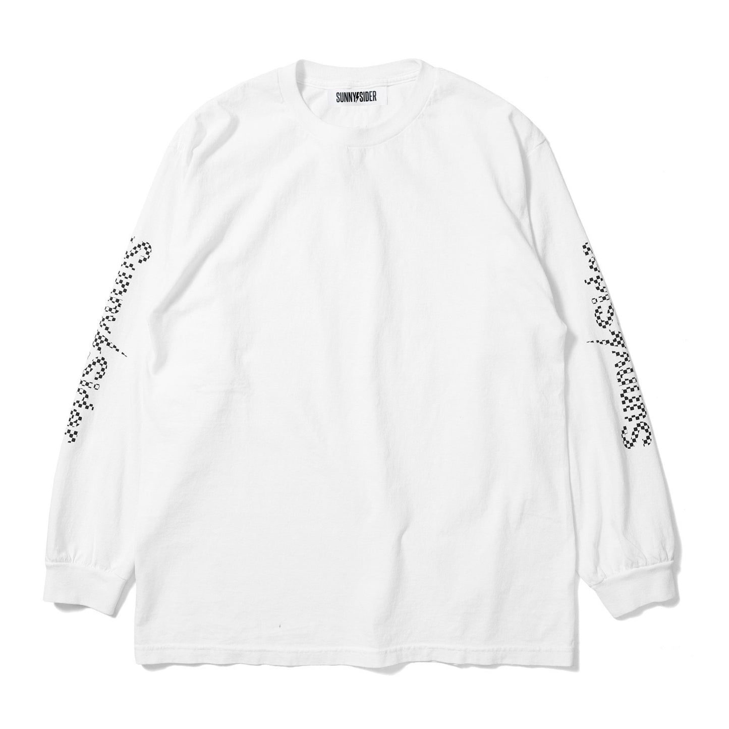 2025 AW / SunnyChecker LongsleeveTshirt  White