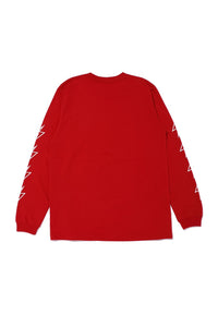 21SCS-WS-BOLT L/S Tee / RED
